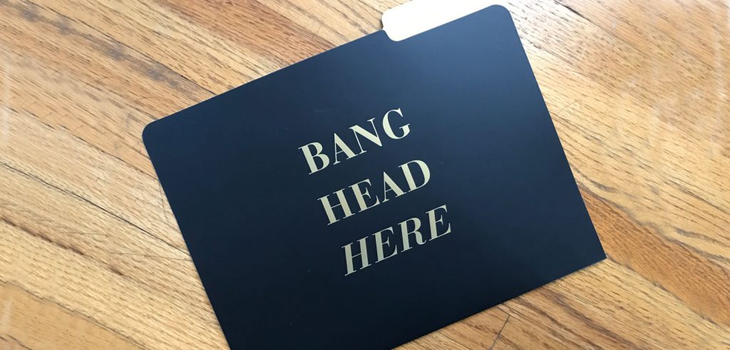 Bang Head here